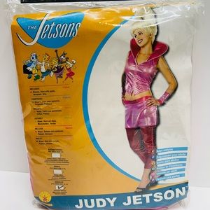 Judy Jetson The Jetsons Cartoon Pink Space Dress Up Halloween Sexy Adult Costume
